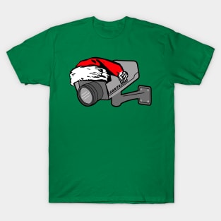 santa cam green (he knows when you are sleeping) T-Shirt